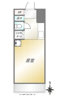 ヴェラハイツ新宿御苑【8階】の間取り