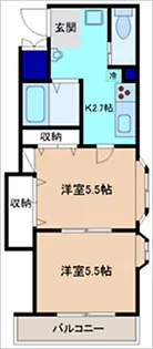 ノースヴィレッジ芳斉【7階】の間取り