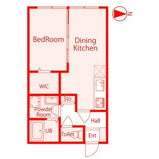 フォレスト大和【1階】の間取り
