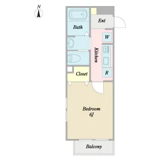 メゾン・リーブル【1階】の間取り