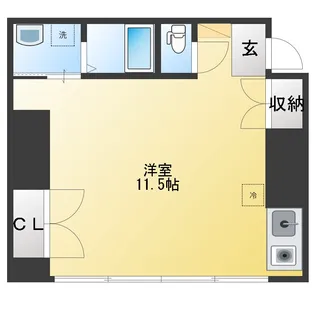 アーバンビュー本町【6階】の間取り