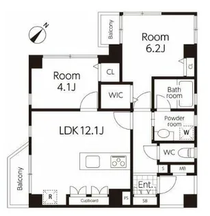アロバール南青山【5階】の間取り