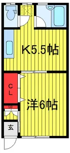 メゾンMIKI【2階】の間取り