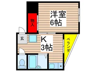 シティ高橋【3階】の間取り