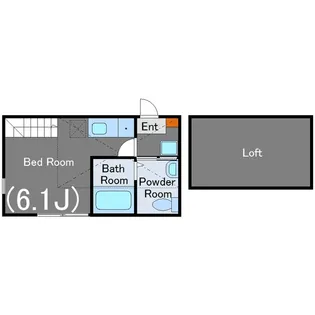 ハーミットクラブハウス梶ヶ谷【1階】の間取り