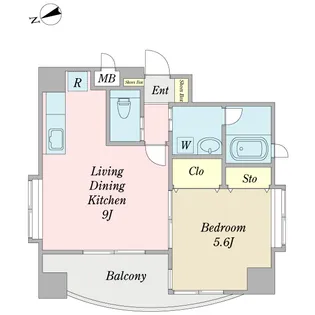 ラフィネブラン【4階】の間取り