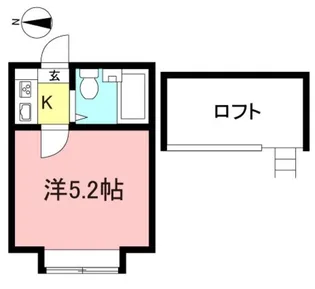 ケーオーハイム【1階】の間取り