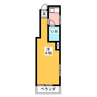 f ビル 金山【6階】の間取り