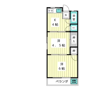 植園レジデンス【3階】の間取り