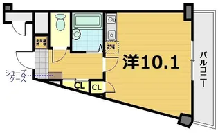 クレスト草津【12階】の間取り