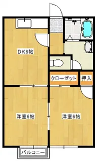 ソレアード行永【2階】の間取り