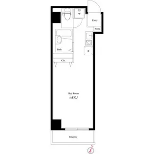 レガーロ西川口駅前【3階】の間取り