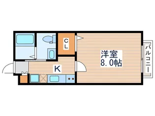 プラム国分寺【2階】の間取り