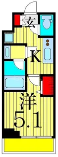 SPコート四ツ木【5階】の間取り