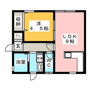 ミレージュ【1階】の間取り