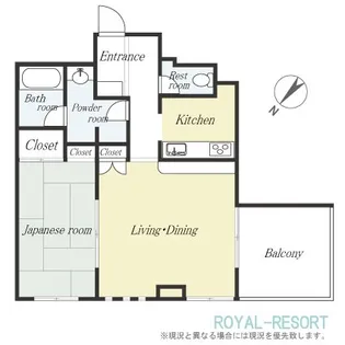 軽井沢ソネット【3階】の間取り