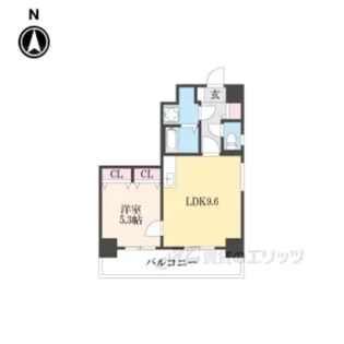 アルテハイム二条城【2階】の間取り
