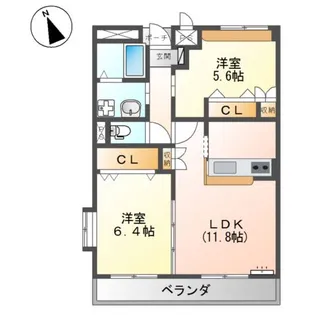ライフスタイルガーデン【2階】の間取り