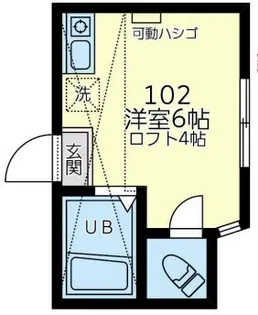 ユナイト戸部ストレイ・シープ【1階】の間取り