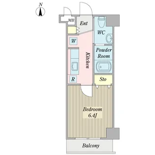 エトワール スユド両国【3階】の間取り