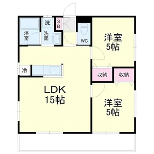 ライトマンション【1階】の間取り