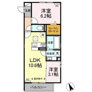 Pratique【1階】の間取り