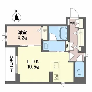 エルドール鉄砲町東【3階】の間取り