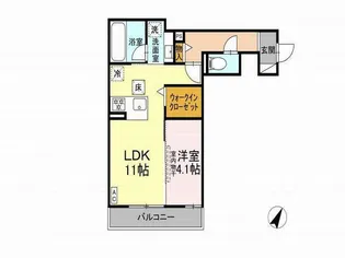 K Front【2階】の間取り