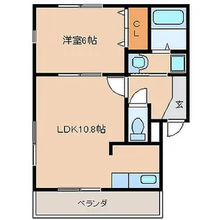 メゾンエトワール【3階】の間取り