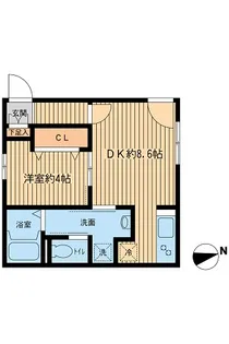 ブランシェ目白【1階】の間取り