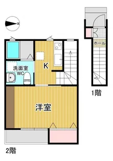 レセナ湊東I【2階】の間取り