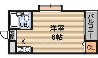 JPアパートメント東淀川2【5階】の間取り