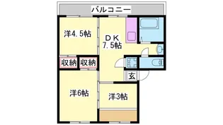 ヴィラナリー佐用【2階】の間取り