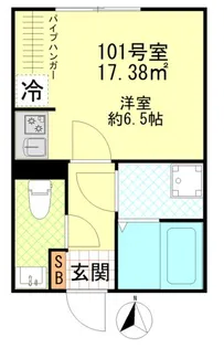 ポタッシュ川崎大師【1階】の間取り