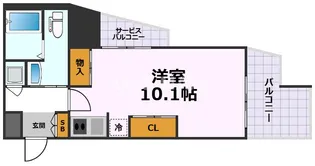 ライブコート千種【2階】の間取り