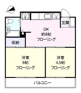 メゾン・ド・タカヤマ【2階】の間取り