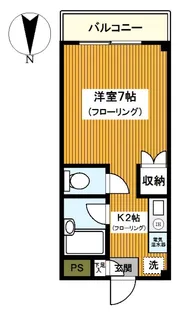 ロベール石川【3階】の間取り