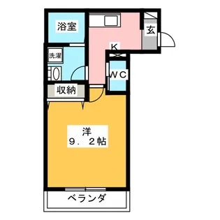 クレエ・ドミール【2階】の間取り