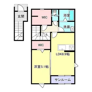 リコルド白坂【2階】の間取り