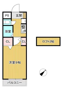 ルミエールガーデンI番館【2階】の間取り