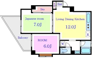 グリーンヒル文京【6階】の間取り