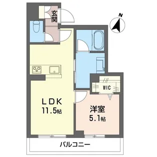 KSII【2階】の間取り