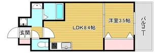 Dimora難波【3階】の間取り