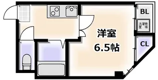 EST長居西【3階】の間取り