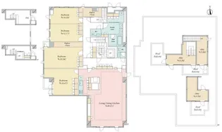 プレステージレジデンス白金長者丸 Prestige Residence【3階】の間取り
