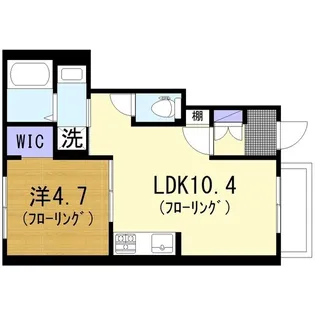 ブランフィルズ鶴間【1階】の間取り