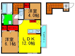 VerdeumirII【2階】の間取り