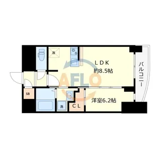 セレニテ本町リアン【14階】の間取り