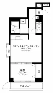 大成ルームズ【3階】の間取り