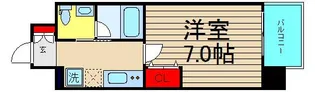 Marks 難波南【5階】の間取り